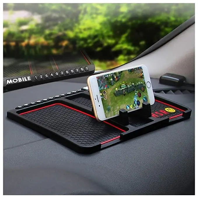 HSR Car Accessories Multifunction Phone GPS Holder Anti-Slip Silicone Pad and Car Mobile Holders for Car Dashboard bca56c-b2